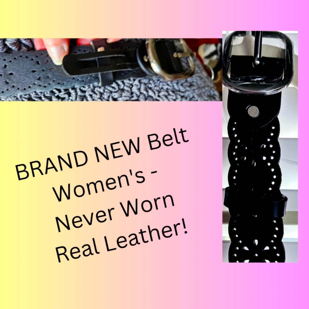 WOMEN'S SZ 18/20 EXTRA LARGE LEATHER BELT NEW!